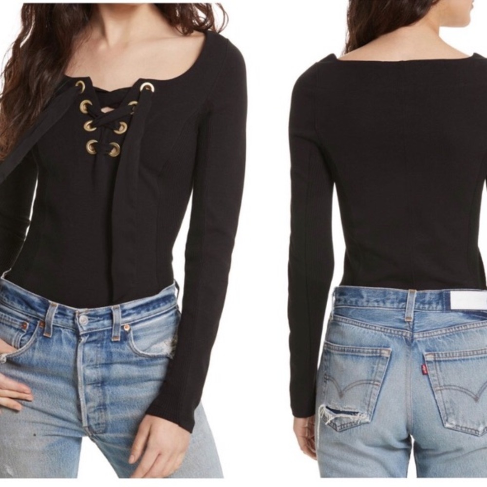 Free People “Looking Back” Top - S